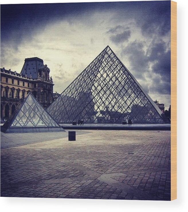 City Wood Print featuring the photograph Paris #5 by Luisa Azzolini
