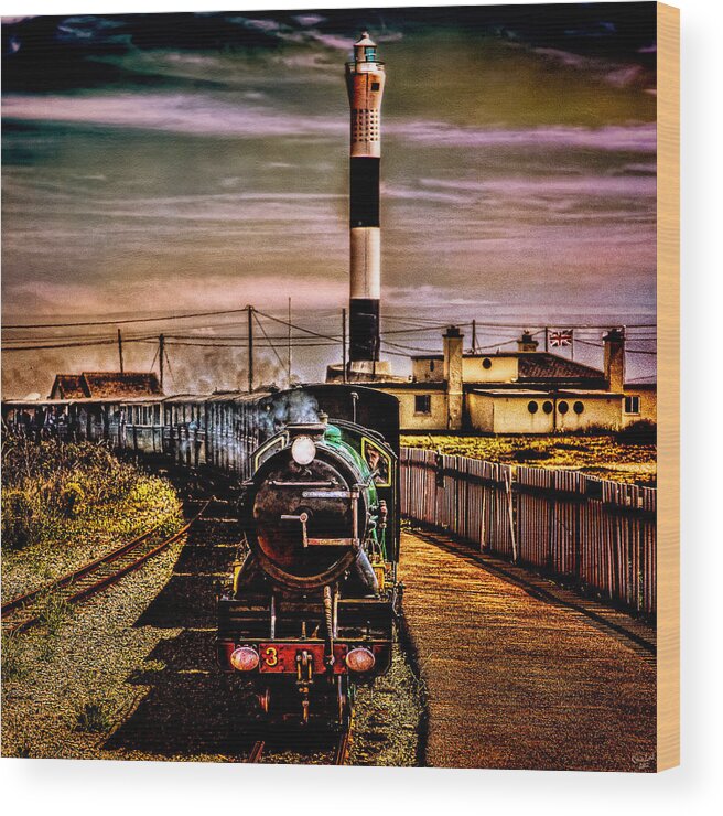 Locomotive Wood Print featuring the photograph All Aboard by Chris Lord