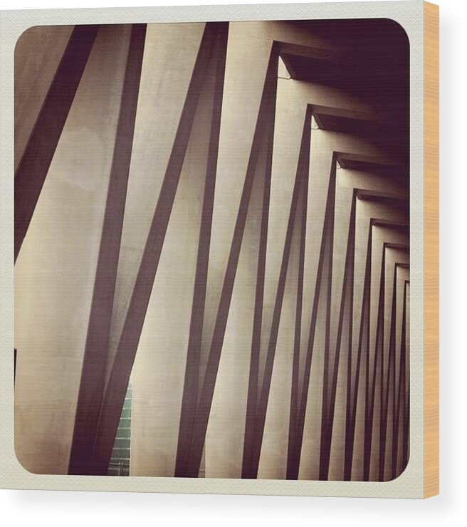 Rptw Wood Print featuring the photograph Back Entrance. #minthotel #oosterdok by Robbert Ter Weijden