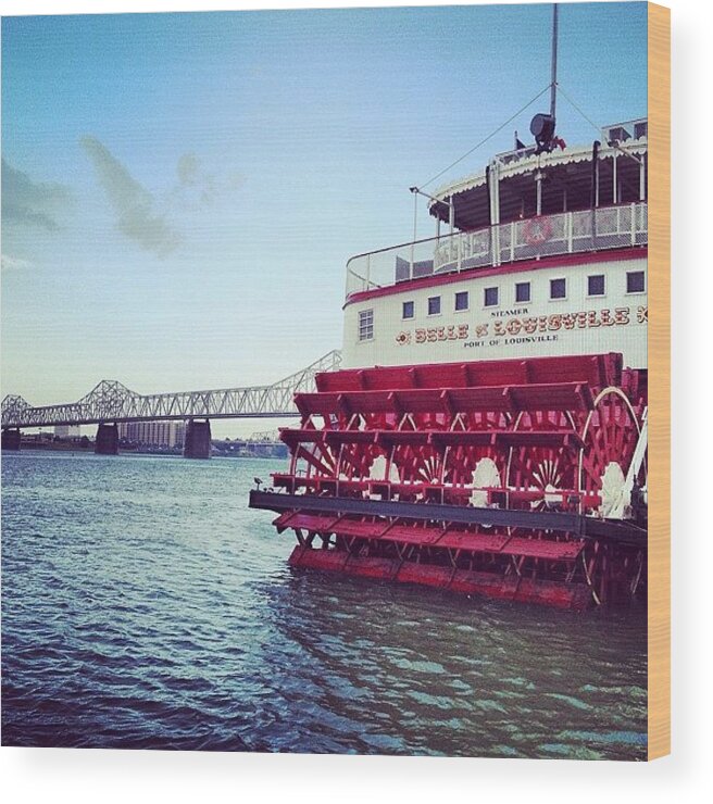 Nad12 Wood Print featuring the photograph Belle Of Louisville- Ready To Celebrate by Kay Anderson
