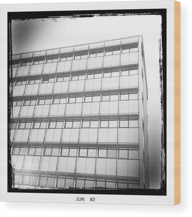  Wood Print featuring the photograph British Transport Police Hq by Charlie Moss