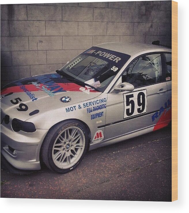 Ni Wood Print featuring the photograph #car #cars #rally #bmw #show #carshow by Hayden Walsh