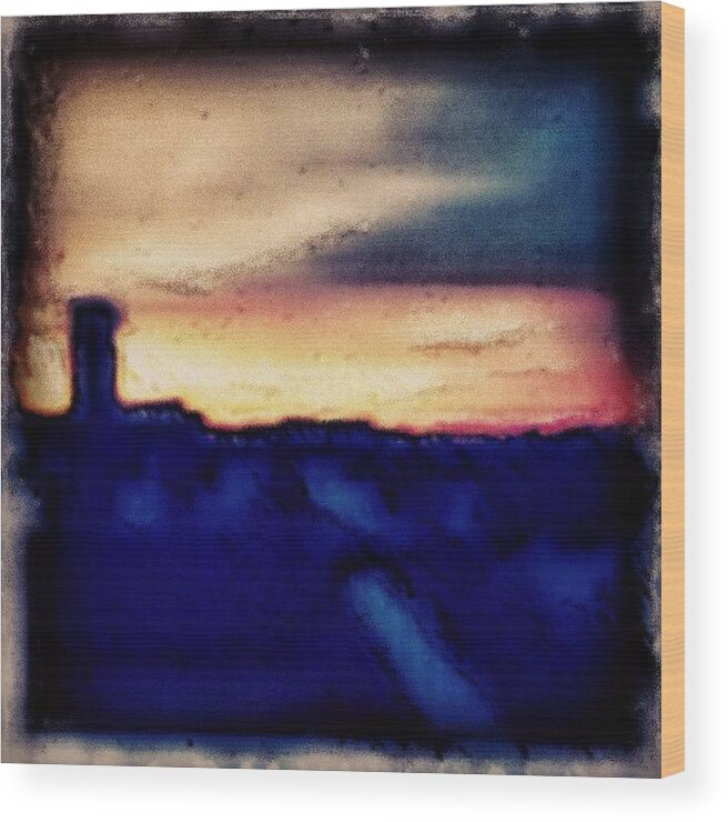  Wood Print featuring the photograph Cold Winter Sunset by Paul Cutright