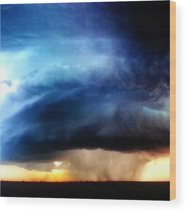 Igersbuenosaires Wood Print featuring the photograph Color Of Tornado!! by Rocky Boat