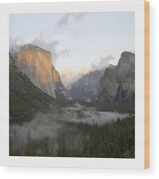 Europe Wood Print featuring the photograph El Capitan. Yosemite by Randy Lemoine