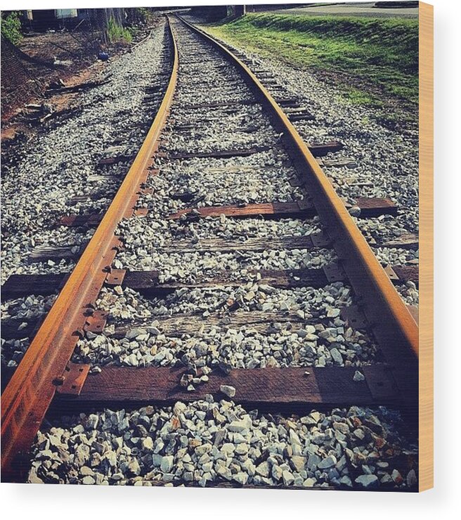 Instagrammer Wood Print featuring the photograph From The Wrong Side Of The Tracks by Kerri Lacey