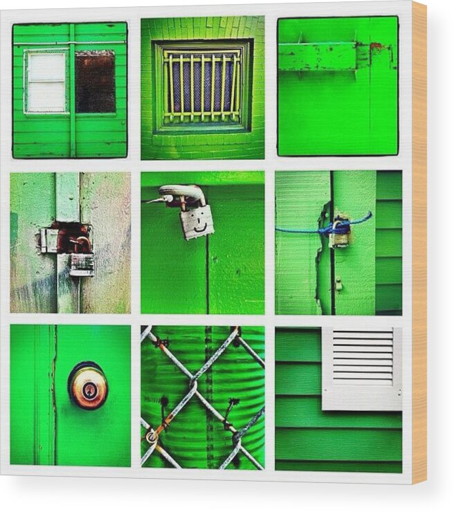 Greenlicious Wood Print featuring the photograph Green by Julie Gebhardt