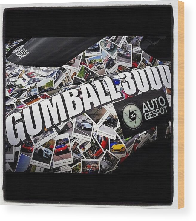 Ferrari599 Wood Print featuring the photograph #gumball3000 #gumball #goldrush by 🅿💀r1⃣©⚠◀ Qu1⃣5⃣p3⃣l