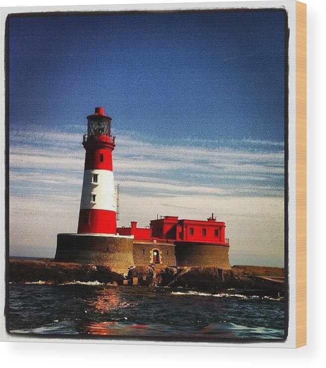 Cute Wood Print featuring the photograph #instagood #north #england #evening by Chris Edmond