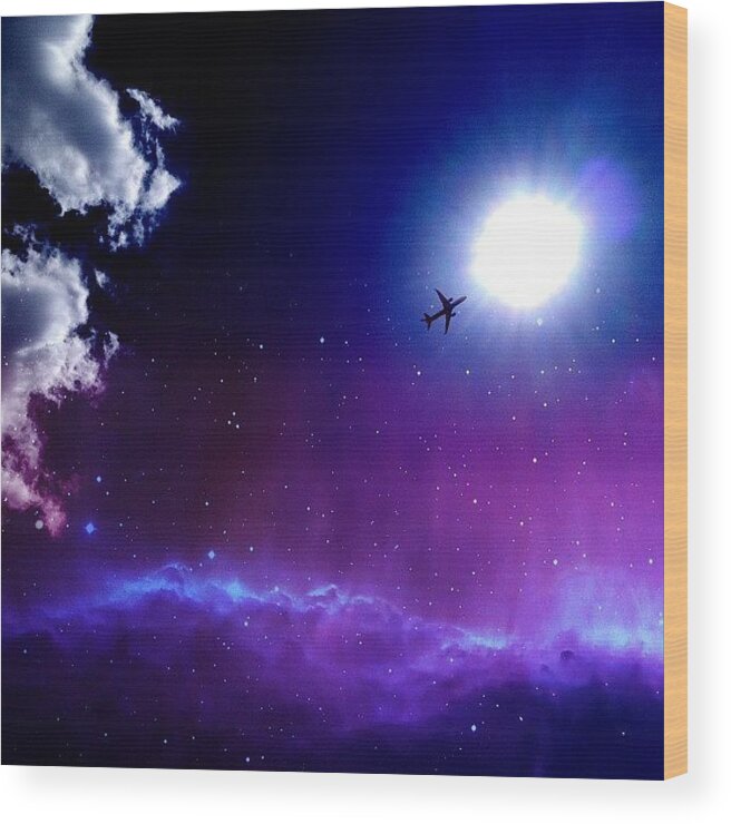 Summer Wood Print featuring the photograph Into The Nebula by Randy Lemoine