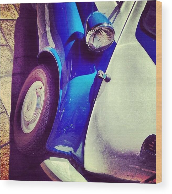 Car Wood Print featuring the photograph Isetta On The Square by David Lamberti