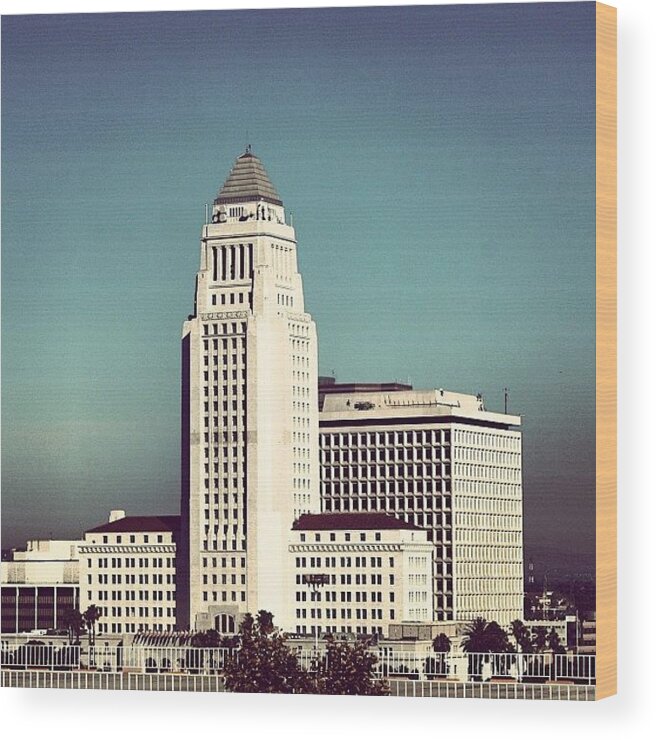  Wood Print featuring the photograph Los Angeles by Luisa Azzolini