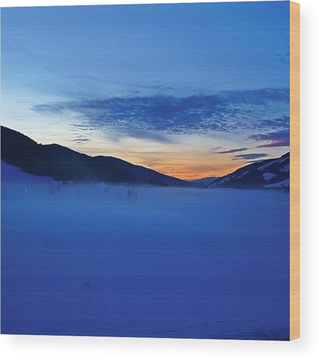 Mountain Wood Print featuring the photograph Neve E Foschia.
snow And Mist by Luisa Azzolini