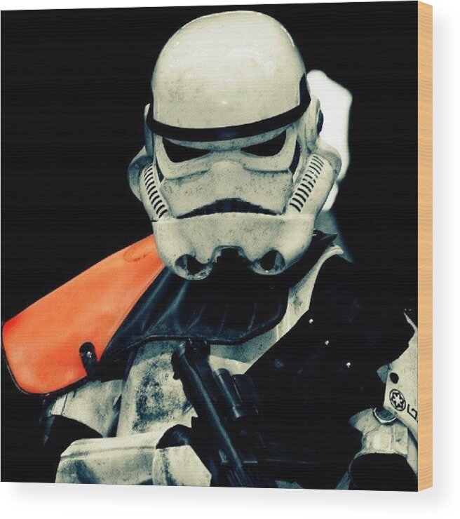  Wood Print featuring the photograph Sandtrooper by Ben Smith