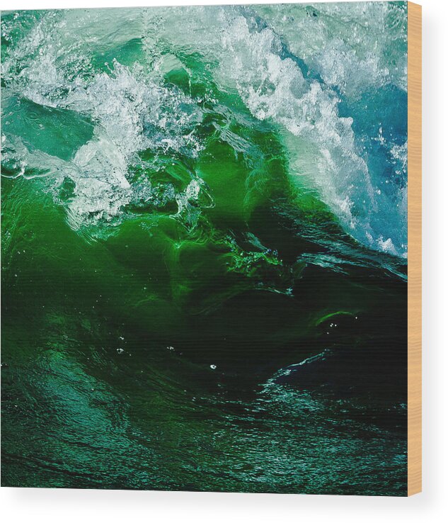 Wave Wood Print featuring the photograph Sleeping Beauty wave 2 by Atom Crawford