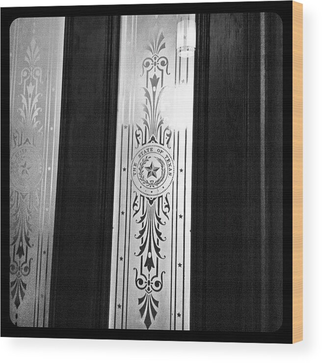 Mobilephotography Wood Print featuring the photograph Stately Door by Natasha Marco