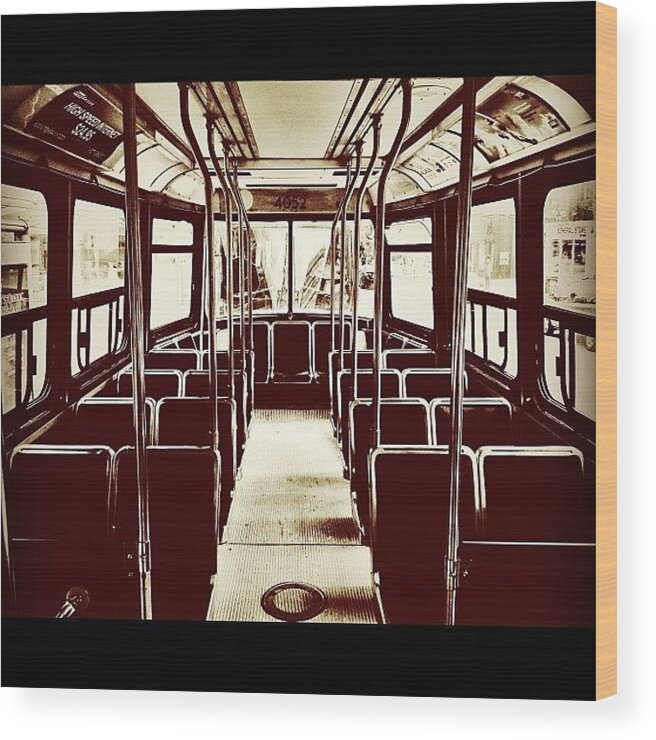 Crazy Wood Print featuring the photograph Streetcar, Toronto by Paul Steward