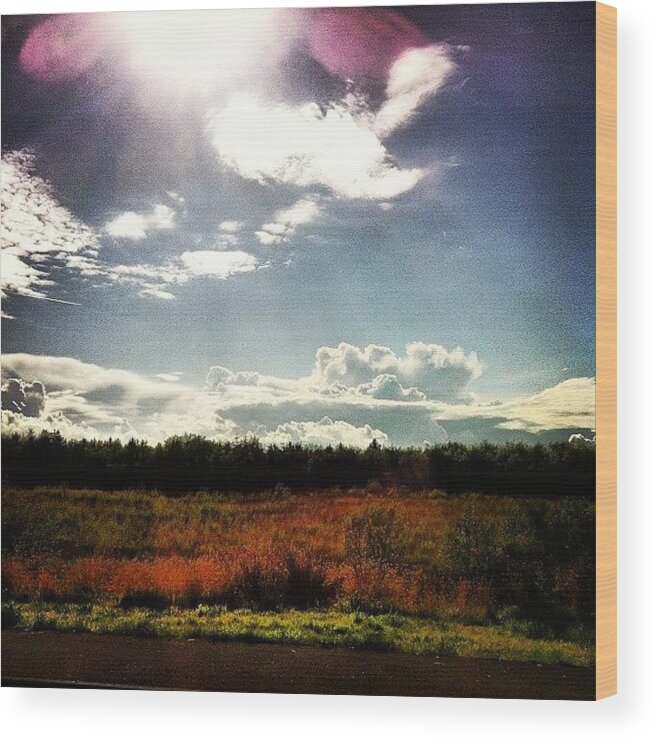 Instahub Wood Print featuring the photograph Sun Is Still Shining 😊☀👍 by Jude L