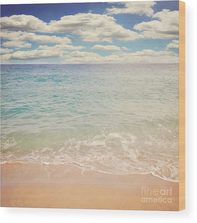Beach Wood Print featuring the photograph The Beach by Lyn Randle