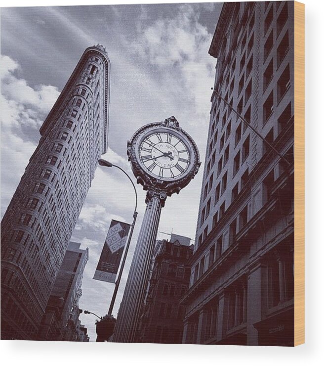 Summer Wood Print featuring the photograph Tick Tock by Randy Lemoine