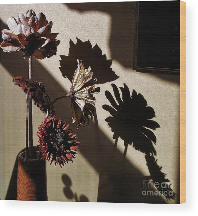 Photo Wood Print featuring the photograph Two Bouquets by Marsha Heiken