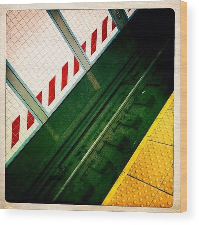 Nycsubway Wood Print featuring the photograph Underground by Natasha Marco