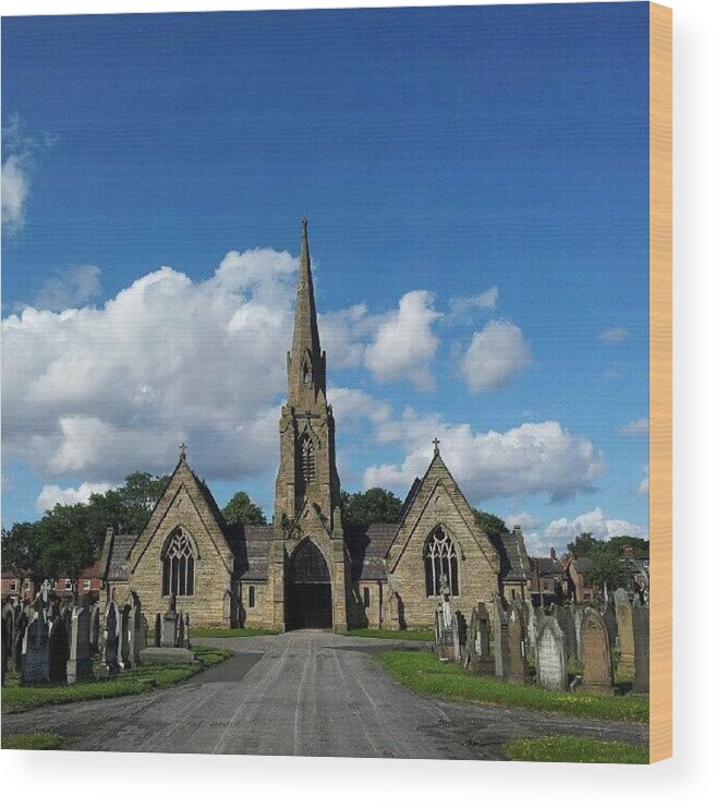  Wood Print featuring the photograph Ye Olde Church by Abbie Shores