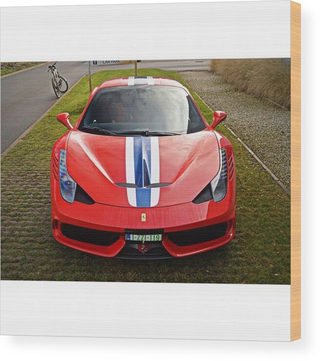 458 Wood Print featuring the photograph ~ 458 Speciale ~

#ferrari by Sportscars OfBelgium