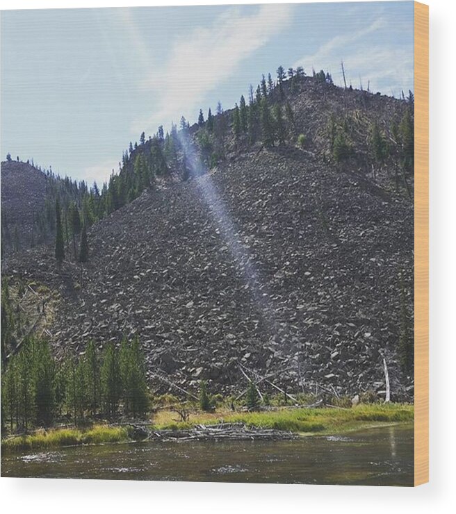 Montana Wood Print featuring the photograph Rocky Mountain Slope by Jonathan Stoops