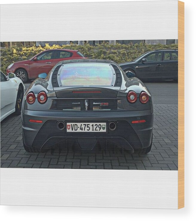 458 Wood Print featuring the photograph The Hardcore Version Of The #2 by Sportscars OfBelgium