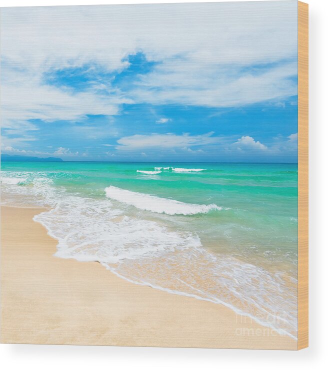 #faatoppicks Wood Print featuring the photograph Beach #23 by MotHaiBaPhoto Prints