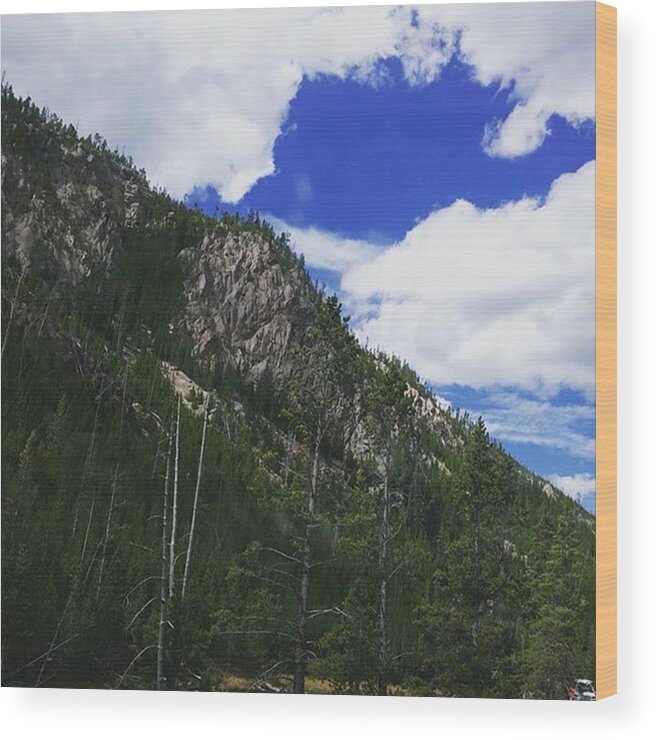 Montana Wood Print featuring the photograph Rocky Mountain Blue by Jonathan Stoops