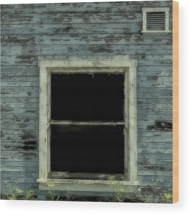 Window Wood Print featuring the photograph Aged In Place by Kandy Hurley