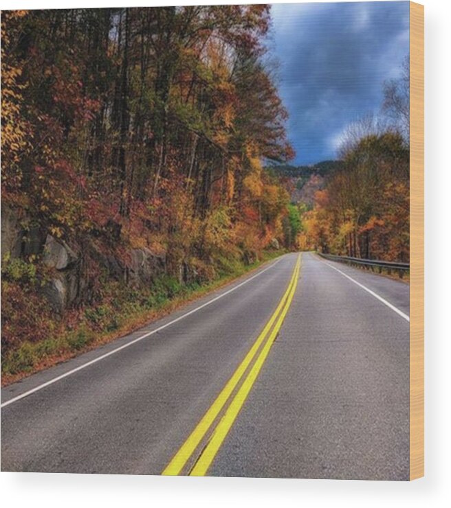 Pullover Wood Print featuring the photograph Autumn Roads (vt) 
another Quick by Craig Szymanski