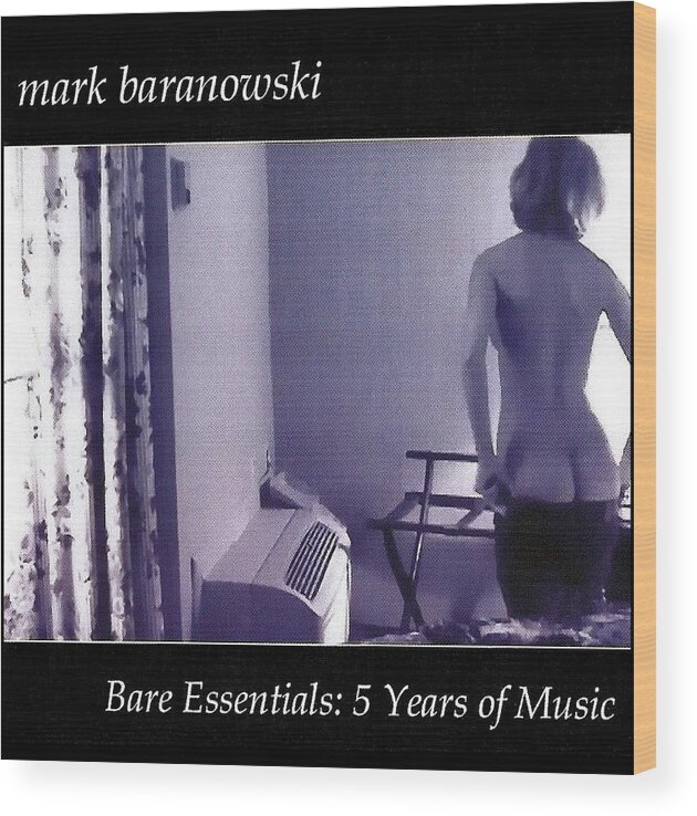 Album Cover Wood Print featuring the digital art Bare Essentials by Mark Baranowski