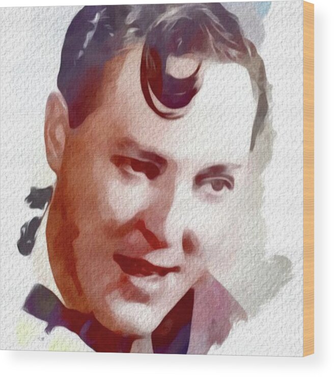 Bill Wood Print featuring the painting Bill Haley, Music Legend by Esoterica Art Agency