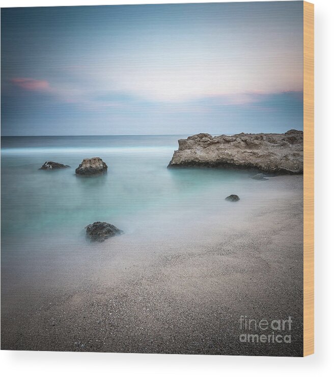Africa Wood Print featuring the photograph Calm Red Sea 1x1 by Hannes Cmarits