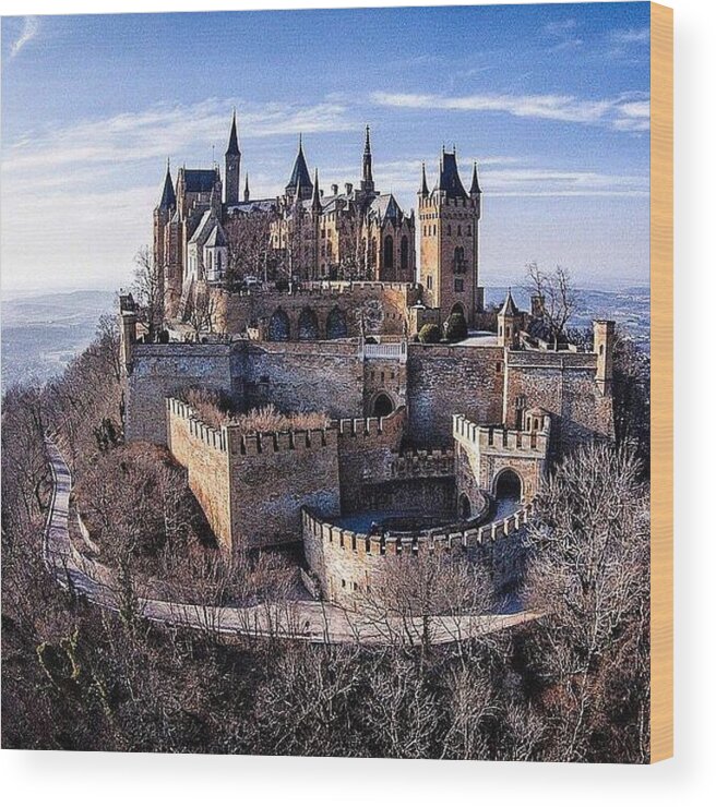 Hohenzollern Wood Print featuring the photograph Castle Hohenzollern by Andy Bucaille