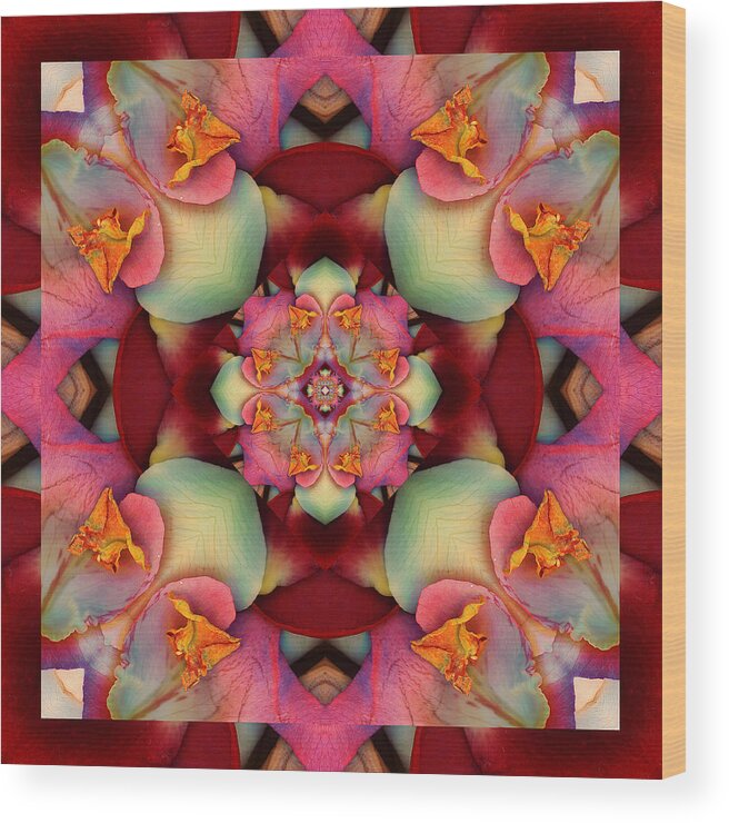 Yoga Art Wood Print featuring the photograph CenterPeace by Bell And Todd