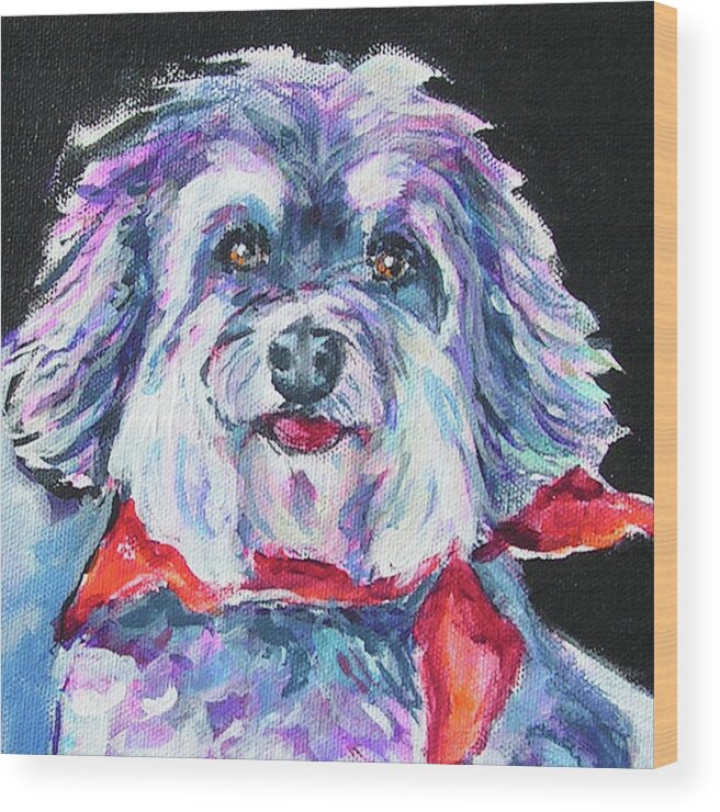  Wood Print featuring the painting Chico by Judy Rogan
