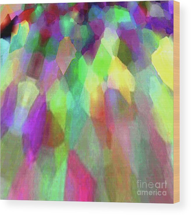 Background Wood Print featuring the photograph Color Abstract by Wernher Krutein
