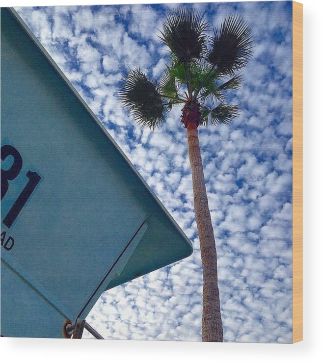 Clouds Wood Print featuring the photograph Cool Sky. by J Lopez