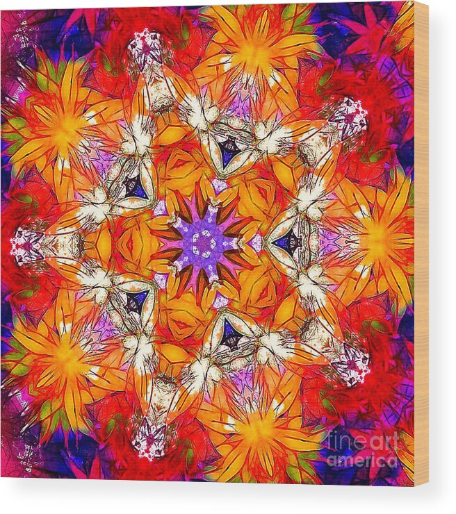 Tote Wood Print featuring the photograph Kaleidoscope #1 by Judi Bagwell