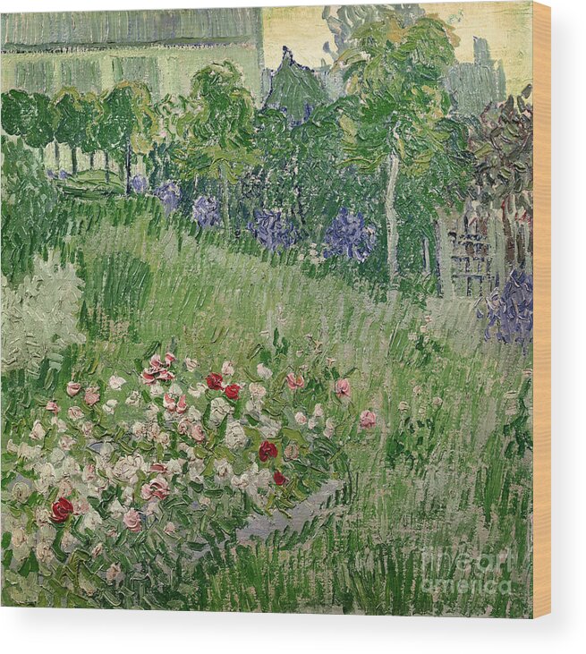 Daubigny Wood Print featuring the painting Daubigny's Garden by Vincent Van Gogh