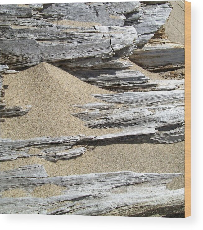 Zen Wood Print featuring the photograph Driftwood by Michelle Calkins