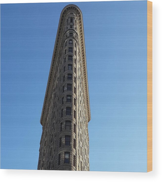 Flatiron Building Wood Print featuring the photograph FlatIron Building by Vic Ritchey
