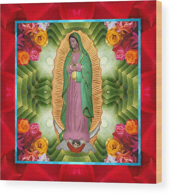 Guadalupe Wood Print featuring the photograph Flora Madre by Bell And Todd
