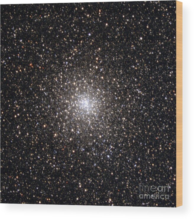 Science Wood Print featuring the photograph Globular Cluster, M28, Ngc 6626 by Noao/aura/nsf