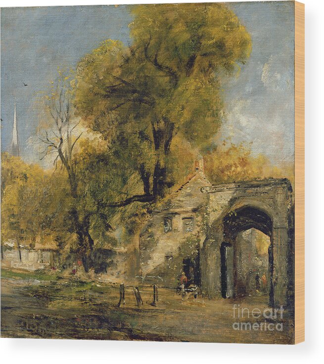 Harnham Wood Print featuring the photograph Harnham Gate - Salisbury by John Constable