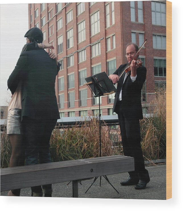 Highline Wood Print featuring the photograph Highline Serenade by Madeline Ellis